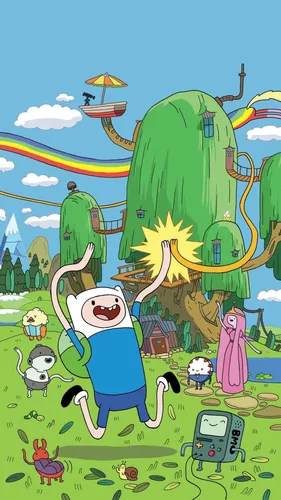 Adventure Time Обои на телефон 4K