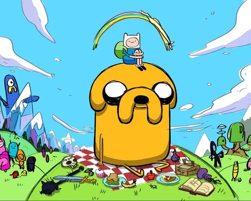 Adventure Time Обои на телефон фотография