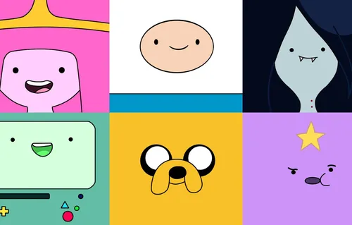 Adventure Time Обои на телефон форма, круг