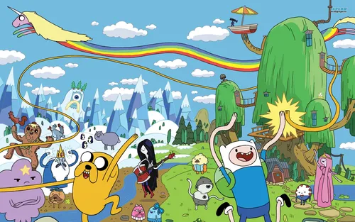 Adventure Time Обои на телефон фотография