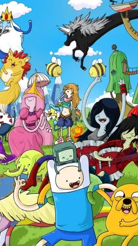 Adventure Time Обои на телефон qr-код