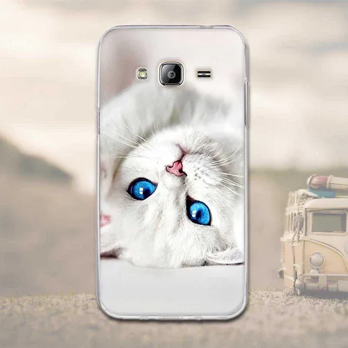 Samsung Galaxy J3 2016 Обои на телефон кот в телефоне