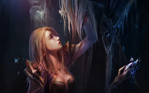 World Of Warcraft Обои на телефон женщина с рыжими волосами
