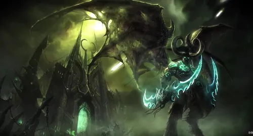 World Of Warcraft Обои на телефон зеленый паук с паутиной