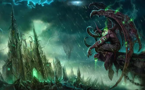 World Of Warcraft Обои на телефон человек, плавающий под водой