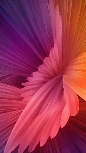 Xiaomi Обои на телефон группа розовых перьев