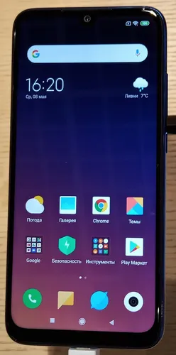 Xiaomi Redmi Note 7 Обои на телефон крупный план мобильного телефона