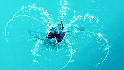 В Голубых Тонах Обои на телефон медуза в воде