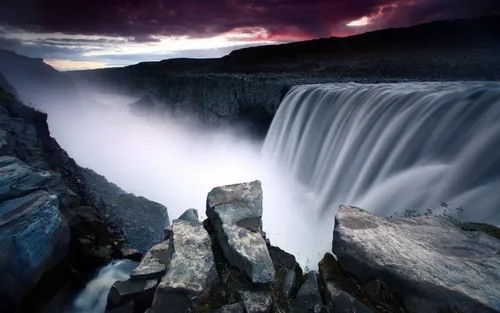 Водопад Горы Обои на телефон водопад со скалами и радугой