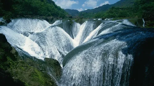 Водопад Горы Обои на телефон картинки
