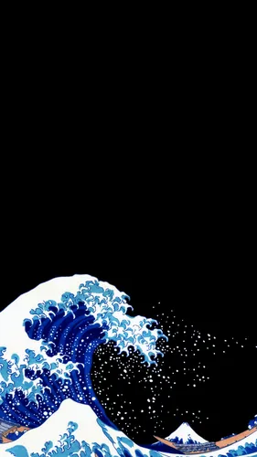 Волна Обои на телефон сине-белый сферический объект