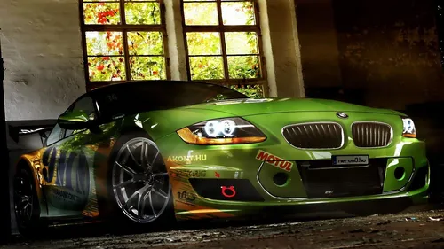 Красивые Машины Обои на телефон зеленый спортивный автомобиль