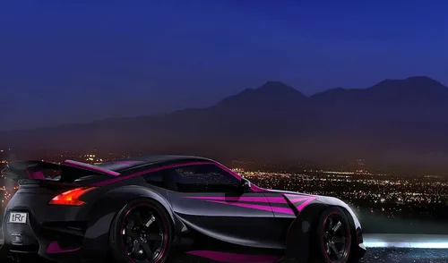 Красивые Машины Обои на телефон спортивный автомобиль, припаркованный на холме