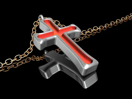 Крест Обои на телефон красно-серебряное кольцо