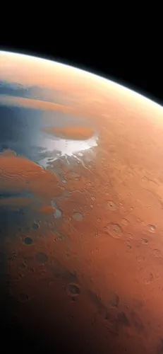 Марс Обои на телефон вид на землю из космоса