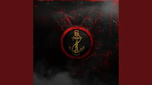Морская Пехота Обои на телефон красно-черный логотип