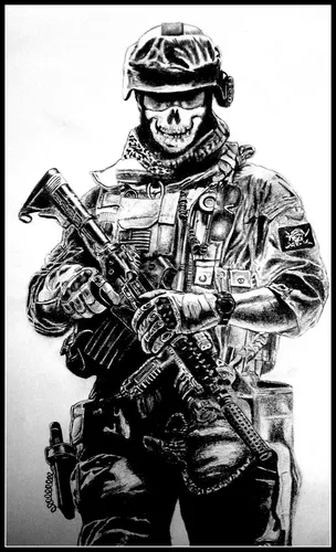 Ла Парка, Морская Пехота Обои на телефон человек в военной форме с пистолетом