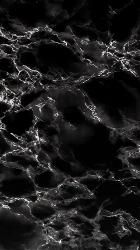 Мраморные Обои на телефон черно-белое изображение скалистой местности крупным планом