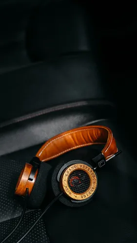 Музыка Наушники Обои на телефон кожаный ремень с логотипом