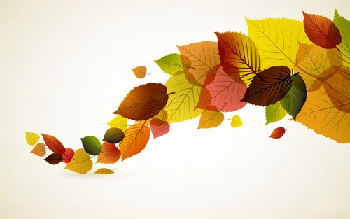 Осень Листья Обои на телефон группа разноцветных бабочек