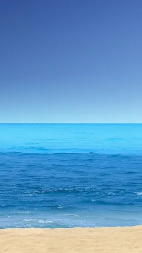 Природа Море Обои на телефон пляж с прозрачной голубой водой