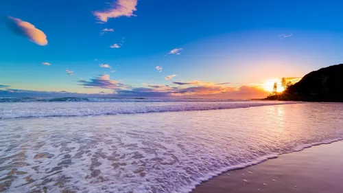 Рассвет На Море Обои на телефон пляж с водоемом и закатом