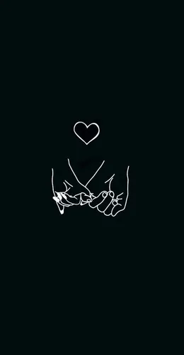 С Надписью Про Любовь Обои на телефон нарисованный от руки логотип