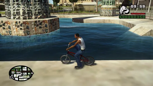Самп Обои на телефон мужчина катается на велосипеде в скейт-парке