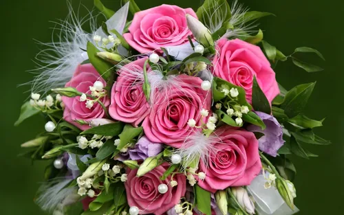 Цветы Бесплатно Обои на телефон букет розовых роз