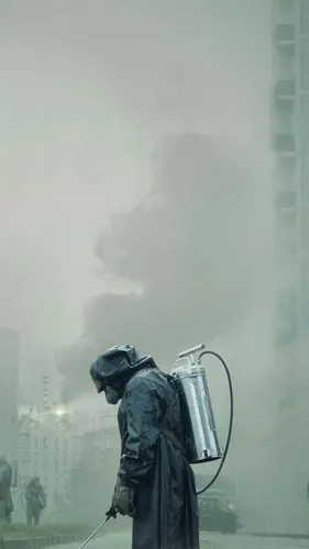 Чернобыль Обои на телефон человек с сумкой для покупок