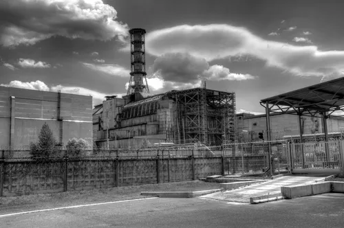 Чернобыль Обои на телефон здание с башней