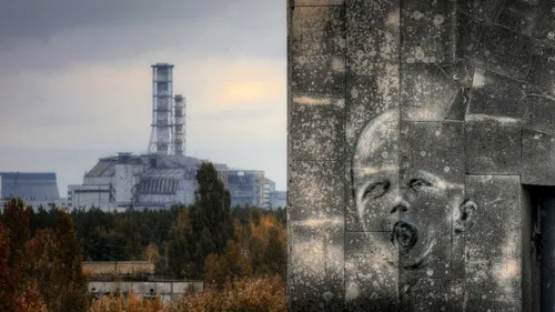 Чернобыль Обои на телефон камень с лицом