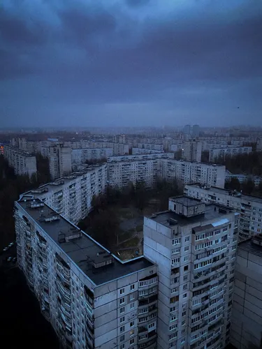 Чернобыль Обои на телефон город со зданиями и улицами