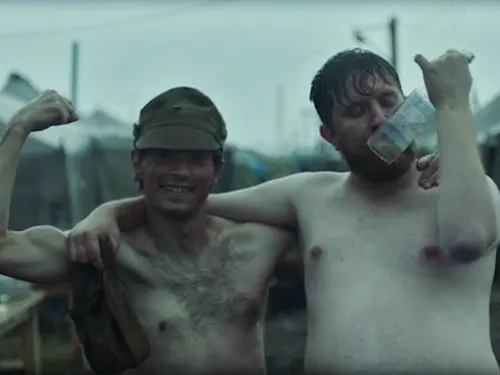 Алекс Кэри, Чернобыль Обои на телефон двое мужчин без рубашек