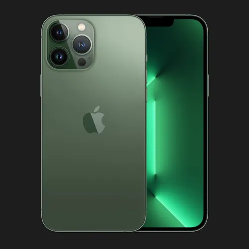 Айфон 13 Фото мобильный телефон с зеленым светом