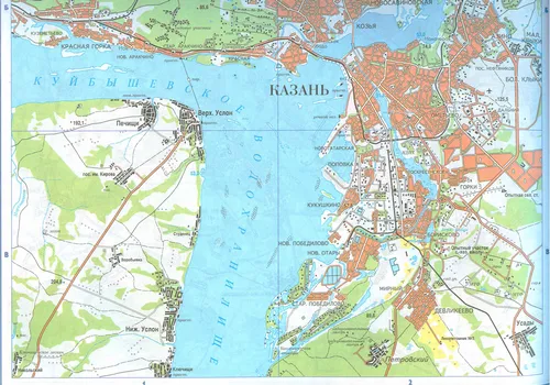 Казань Фото карта
