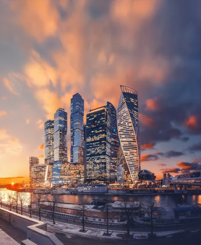 Москва Сити Фото фон