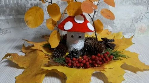 Поделки Осень В Школу Фото рисунок мыши со шляпой и фруктами