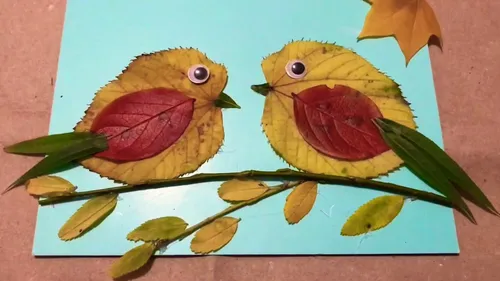 Поделки Осень В Школу Фото рисунок птицы