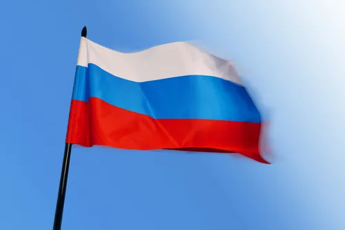 Флаг России Фото флаг, развевающийся в воздухе