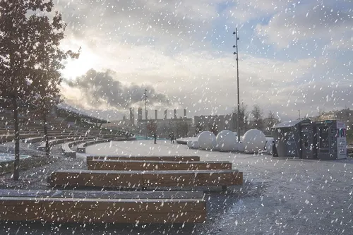 Зимы Фото кладбище со снегом на земле