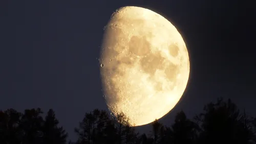 Луны Фото полная луна в ночном небе