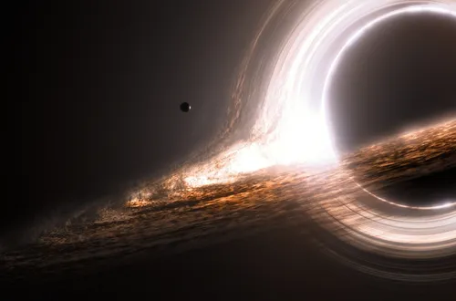 Черная Дыра Фото планета с кольцом света