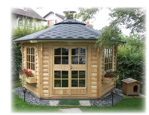 Беседки Фото небольшой домик с небольшим садом