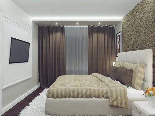 Дизайн Спальни Фото кровать в номере