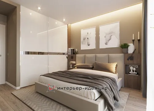 Дизайн Спальни Фото спальня с кроватью и ковриком