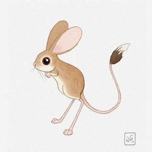 Тушканчик Фото маленький коричневый кролик