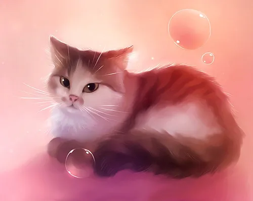 Котиков Фото кот с пузырем