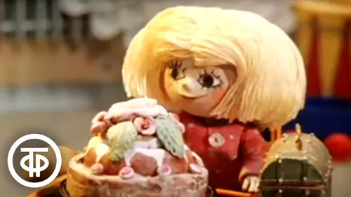 Домовенок Кузя Фото кукла с париком и кексом