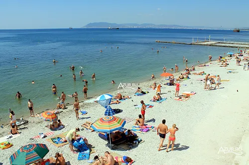 Кабардинка Фото переполненный пляж с людьми